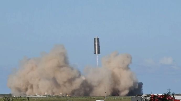150米高，SpaceX星舰原型机成功“跳跃”