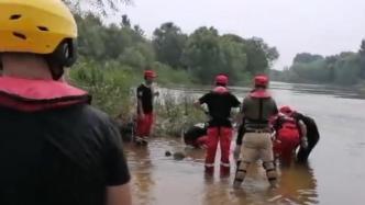 16岁少年落入灞河，百余人员搜救14小时