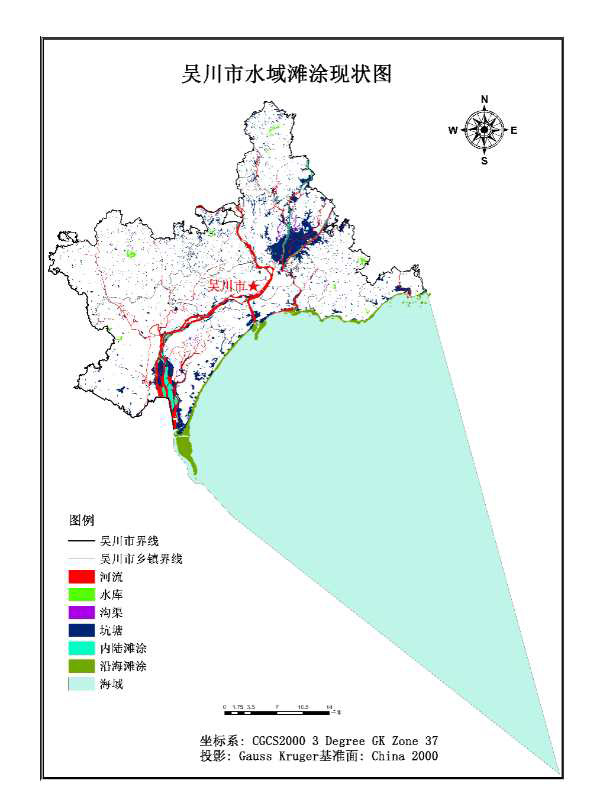 吴川市水域滩涂现状图 吴川市人民政府网 图