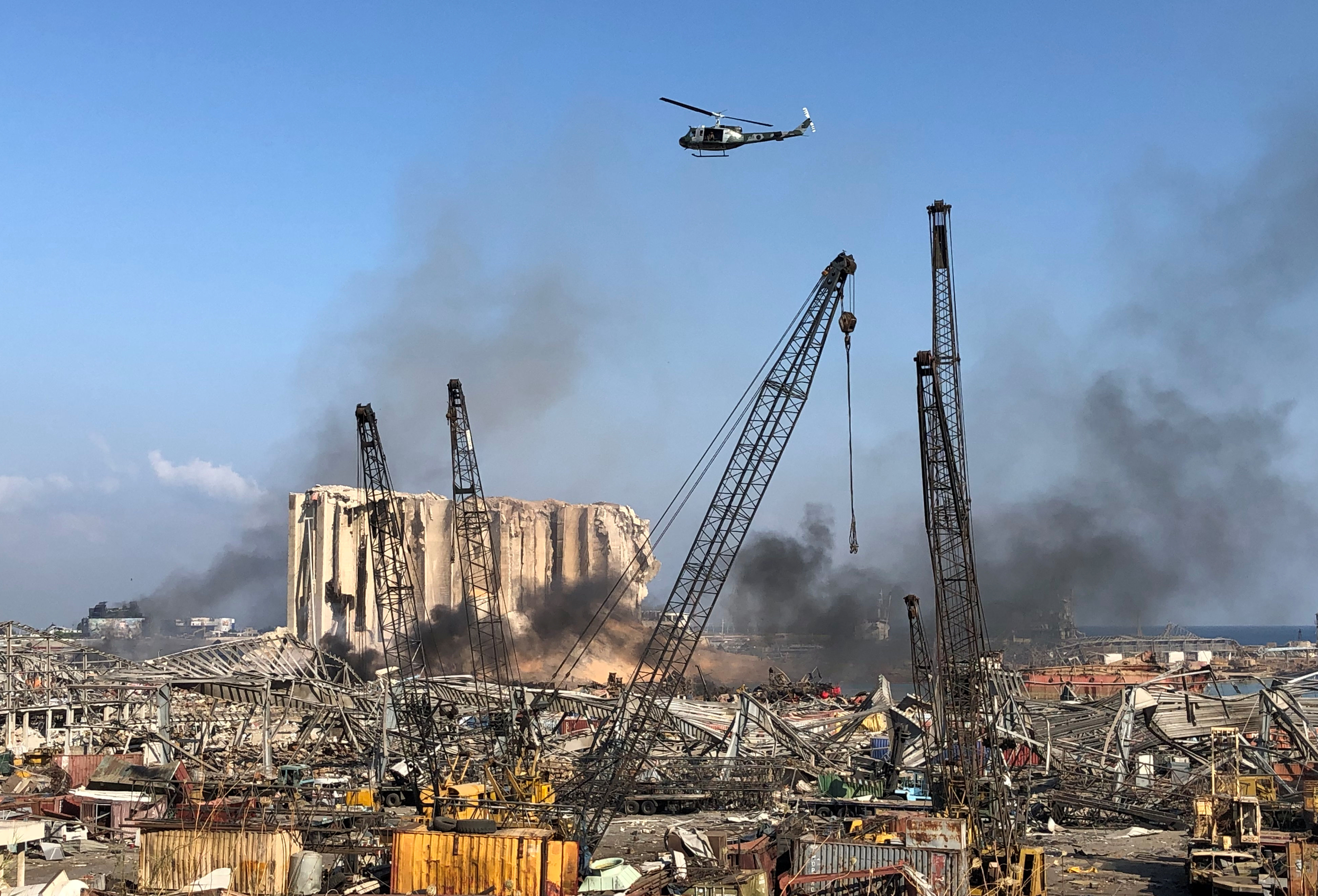持续关注丨直击黎巴嫩首都大爆炸废墟现场30万人无家可归
