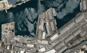 贝鲁特爆炸｜卫星对比图：爆炸中心留下一个巨大窟窿