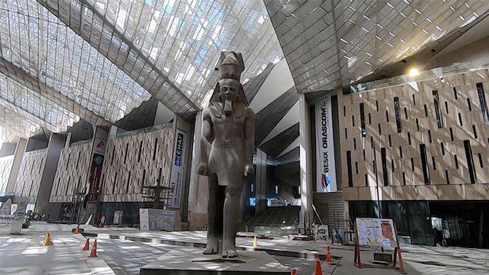 大埃及博物馆计划明年开馆，镇馆之宝图坦卡蒙文物尚未运抵_古代艺术_ 