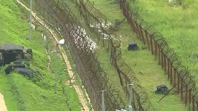 朝韩非军事区地雷遭暴雨冲走，埋有85万颗