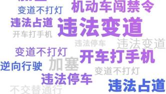 上海市民举报最多的交通违法类型公布，这10类数量居前