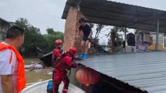 成都金堂县遭遇50年一遇洪水，四川省持续调度各方力量驰援