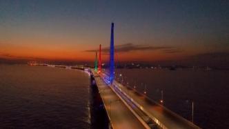 港珠澳大桥口岸珠澳货运通道正式启用