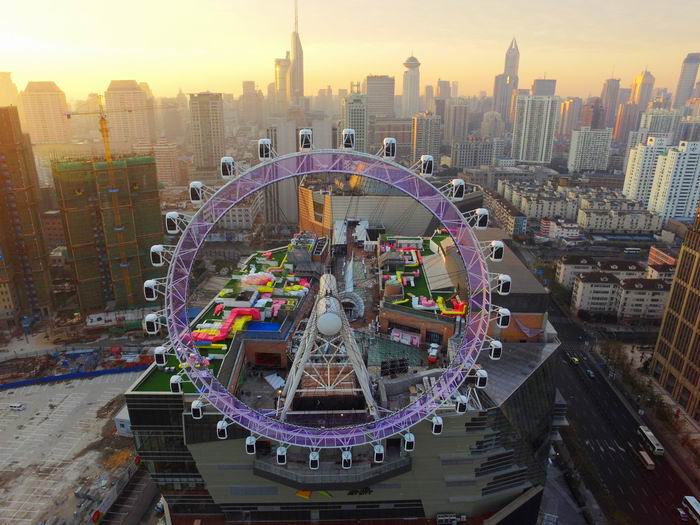 上海之眼摩天轮图片