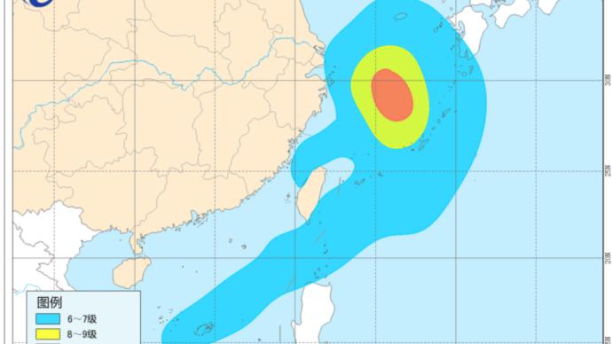 “巴威”加强为台风级，向朝鲜半岛和山东半岛一带靠近