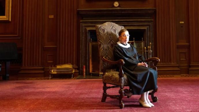 美媒：今年的“自由勛章”將頒給大法官金斯伯格