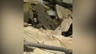 临汾一饭店坍塌已致5人遇难，村民：寿宴时坍塌，仍在救援