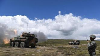 西藏军区边防某团组织实战化综合演练