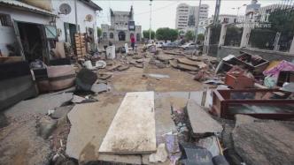 阿尔及利亚遭强降雨，首都建筑受严重损毁