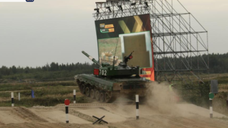 国际军事比赛-2020：中国队获“坦克两项”接力赛亚军