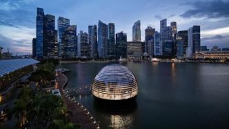 玻璃穹顶！苹果首家水上门店在新加坡开业