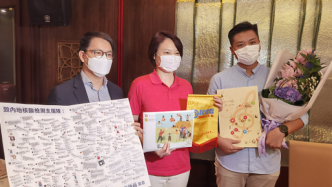香港社会各界持续欢迎慰问内地核酸检测支援队