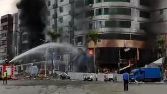 珠海通报酒店附近煤气爆炸：3人伤，已无人被困