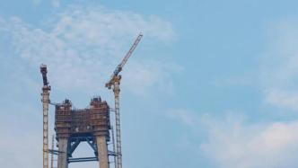 世界首座高铁跨海大桥主塔封顶，福州到厦门将缩至1小时内