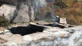 太白山国家级保护区内被建临时板房招揽游客，垃圾就地焚烧