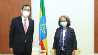中国驻埃塞俄比亚大使谈践即将离任