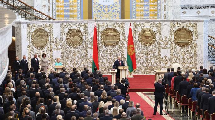 多地抗议，卢卡申科宣誓就职白俄罗斯总统