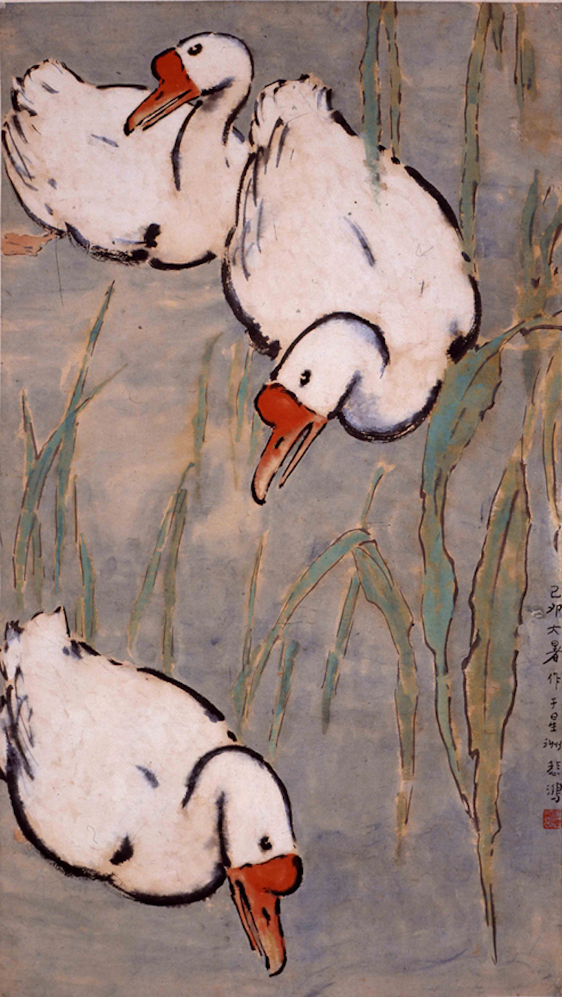 在神不在貌从徐悲鸿藏任伯年画作看大师眼中的大师