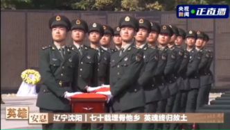 直播录像丨英雄安息！第七批在韩志愿军烈士遗骸回国安葬仪式