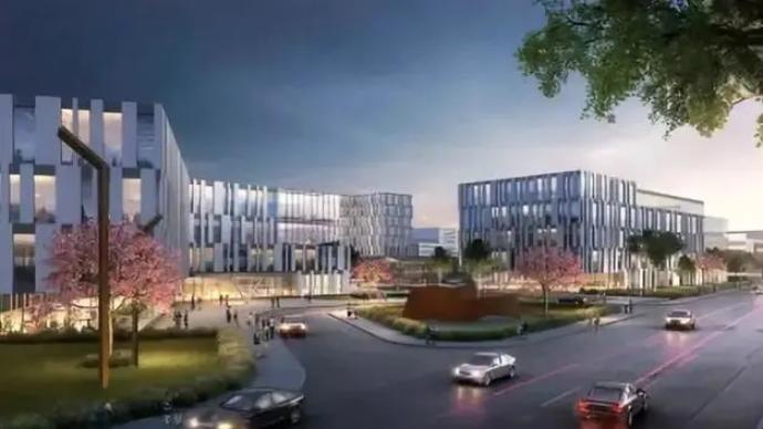 华为青浦研发中心项目开工,位于金泽镇总用地面积2400亩