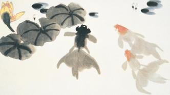 从金鱼看吴作人的中国画探索，苏州展其金鱼作品研究展