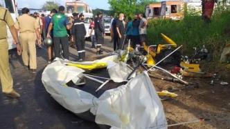 训练期间滑翔机坠机，印度2名海军军官受重伤身亡