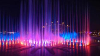 喷水最高可达105米，阿联酋迪拜新建一音乐喷泉规模破纪录