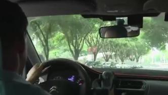 開斗氣車？網約車搭載孕婦遭貨車強制并線
