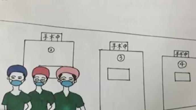 护士手绘漫画：让患者更直观地了解手术