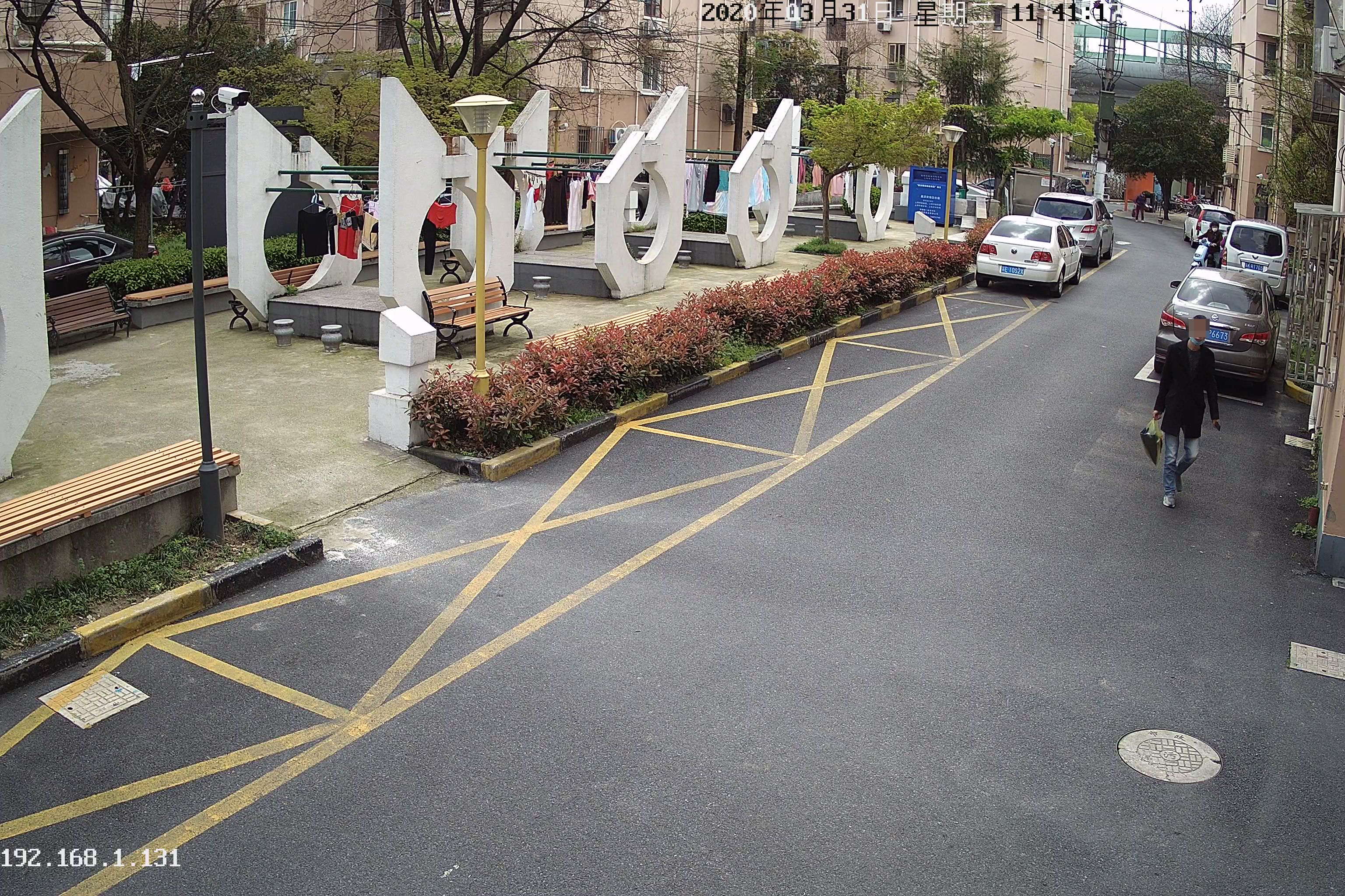 监控视频截图上海市虹口区检察院供图