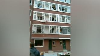 延吉一居民楼发生爆炸，低楼层住户玻璃全震碎