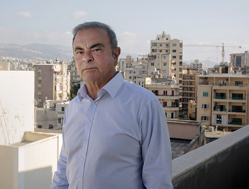 2020年8月25日,黎巴嫩贝鲁特,前日产汽车公司首席执行官卡洛斯·戈恩.