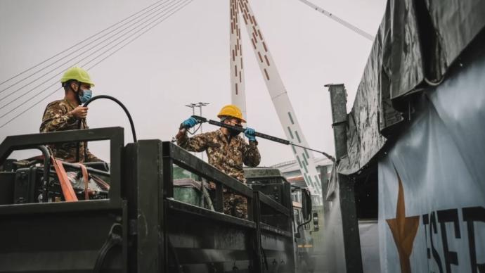 意大利都靈:體育場外搭建新冠快速檢測點