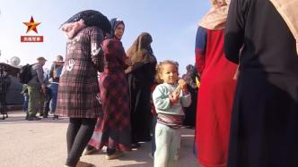 探访叙利亚难民营：房屋简陋仅靠垫子过冬