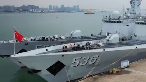 视频丨航母贴身保镖探访054a型导弹护卫舰许昌舰