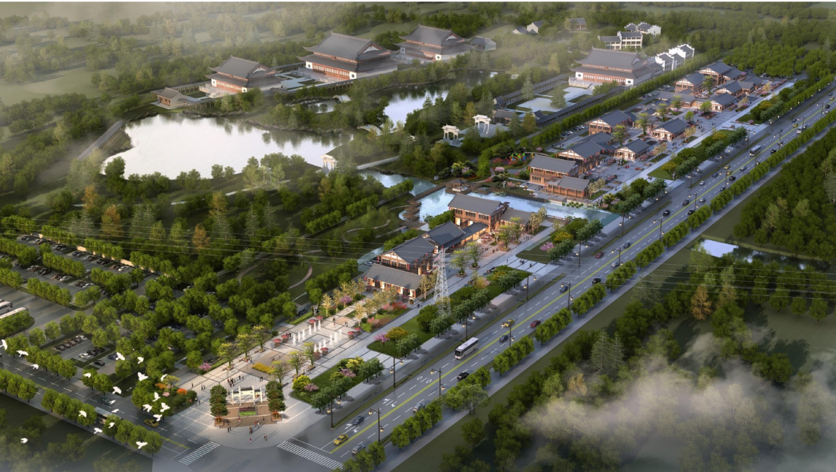 千年名城运河小镇美如画