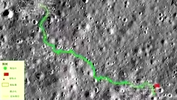 一条来自月球的消息，看看玉兔二号到哪了？