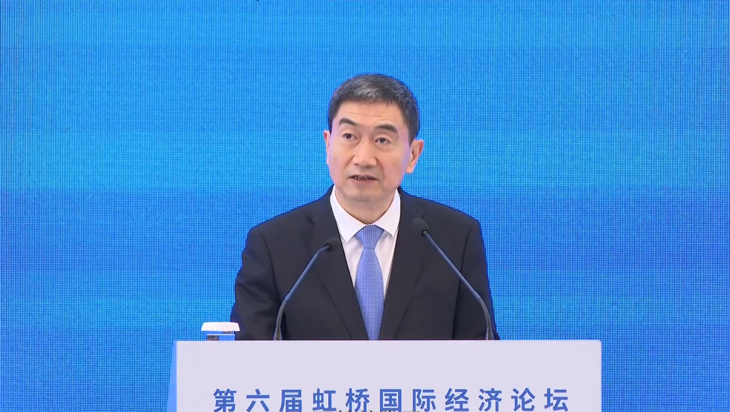 虹桥观点|中国农业银行行长付万军发表致辞演讲_澎湃号·政务_澎湃